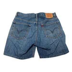 Levis 505 Denim Jeans Shorts Men’s Size W33 Blue Medium Wash Regular Fit Jorts